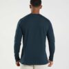 Crest Long Sleeve T-Shirt Navy - immagine 2