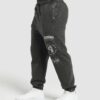 Distressed Graphic Joggers Black Acid Wash - Image 12