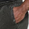 Distressed Graphic Joggers Black Acid Wash - Image 5