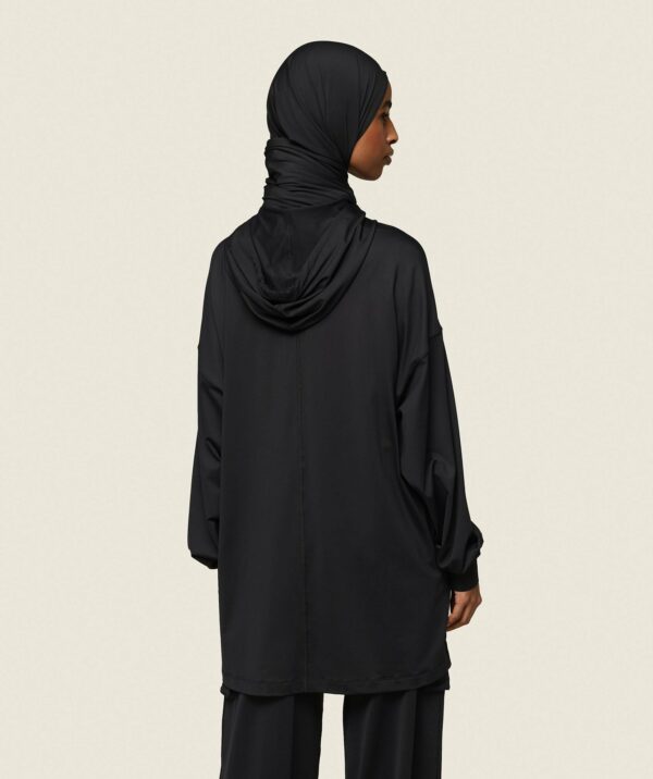 GS x Leana Deeb Oversized Hoodie Black - immagine 3