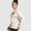 Lifting Essentials Graphic Brushed Oversized Sweatshirt Oat White - immagine 3