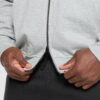 Power Zip Up Hoodie Light Grey Core Marl - immagine 6