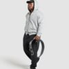 Power Zip Up Hoodie Light Grey Core Marl - immagine 4