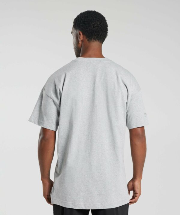 Rest Day Essentials T-Shirt Light Grey Core Marl - immagine 2