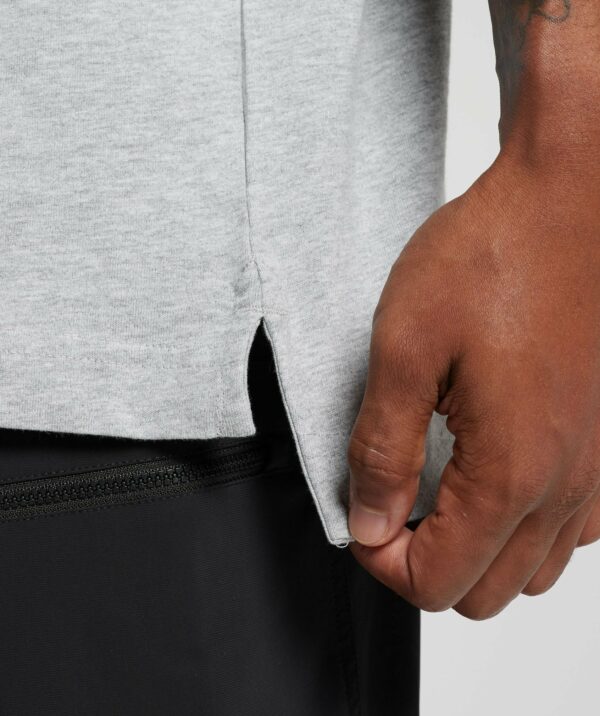 Rest Day Essentials T-Shirt Light Grey Core Marl - immagine 5