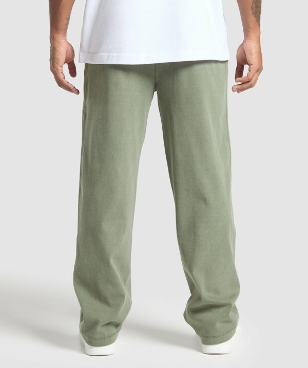 Heavyweight Ribbed Joggers Unit Green - immagine 2
