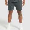 Heavyweight Ribbed Shorts Asphalt Grey