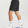 Sport 7" 2 In 1 Shorts Black/Silhouette Grey - immagine 3