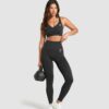 Vital Seamless Leggings Black Marl - immagine 4