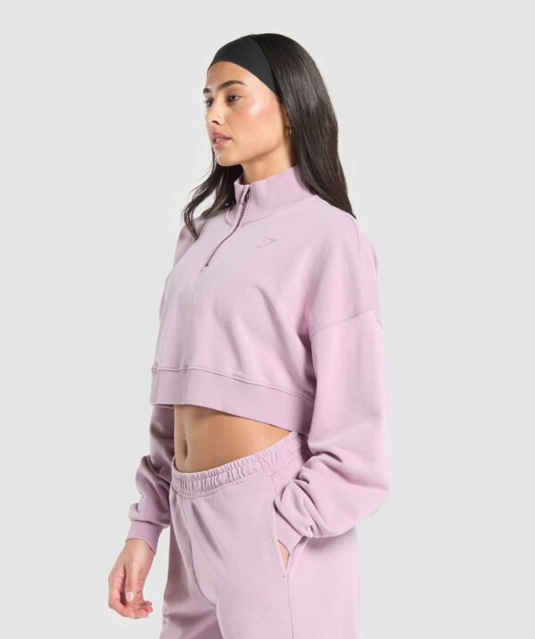 Whitney 1/4 Zip Warm Lilac - immagine 3